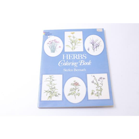 Dover, Herbs, Stefan Bernath, 1977,ring Book, Vintage, CRISP, Children's Activit - Picture 1 of 5